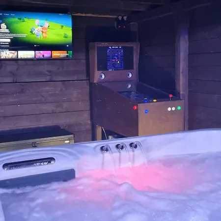 Ferienwohnung Barn Near Colne With Hot Tub Exterior foto